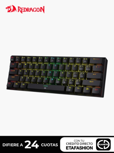 Teclado Gamer Mecánico Redragon Dragonborn K630/ Switch Rojo