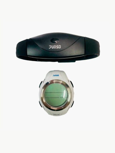 Reloj con Monitor de pulso cardíaco Junso  /Blanco
