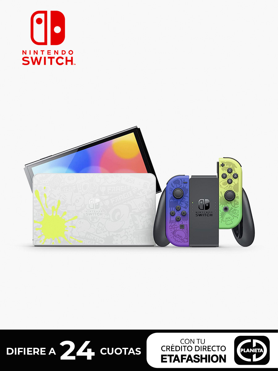 Nintendo Swith Splatton OLED  7" Pulg Joy control 64 GB