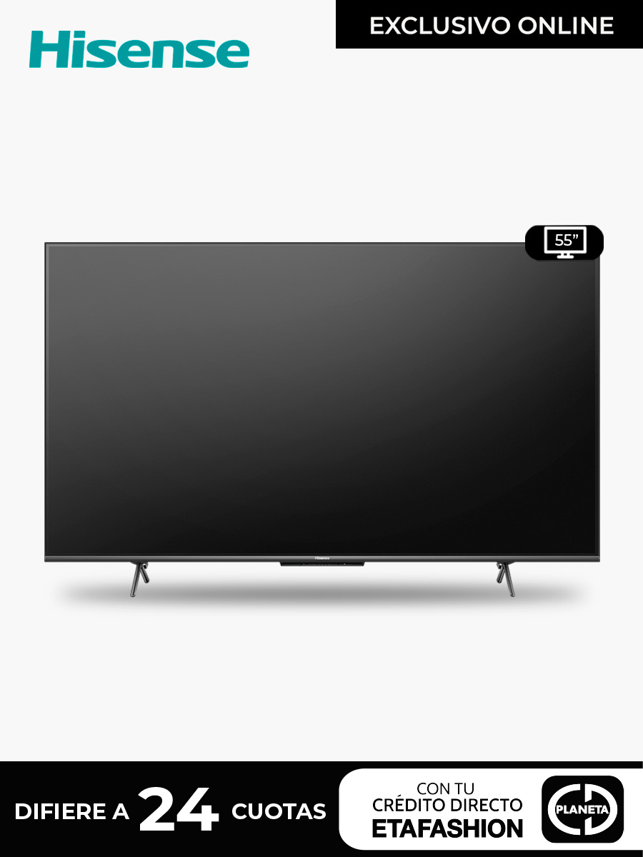Smart Tv Hisense de 55" con Sistema Operativo VIDAA