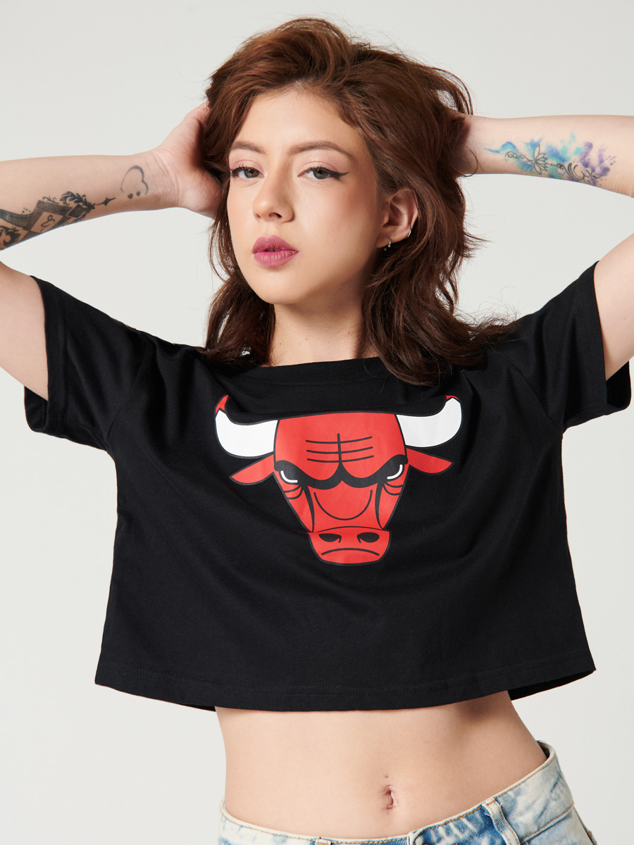 Camiseta Crop Chicago Bulls - NBA