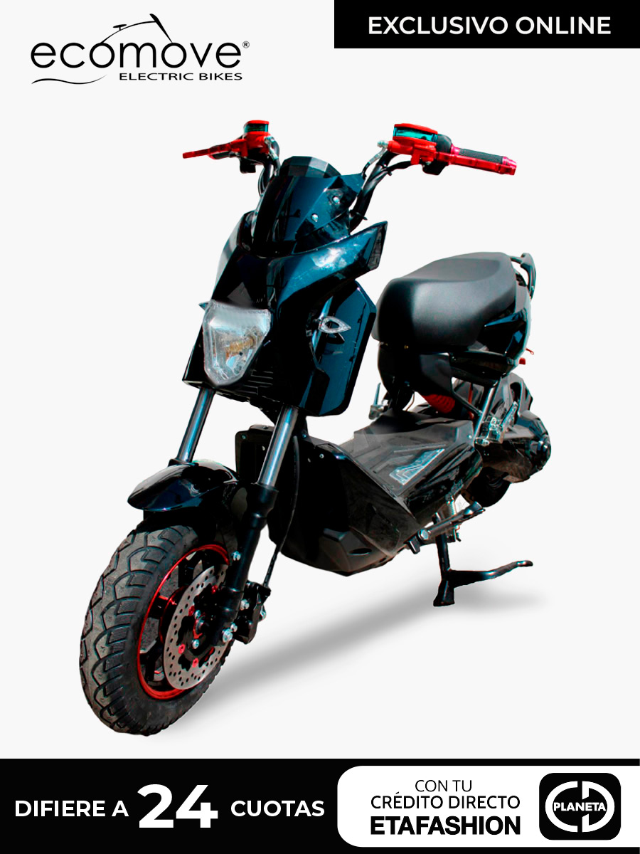Moto Eléctrica Ecomove RML - Negro