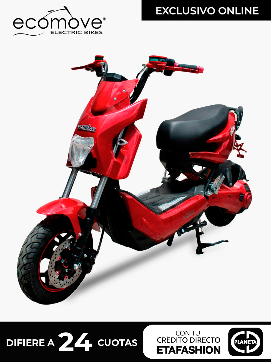 Moto Eléctrica Ecomove RML - Rojo