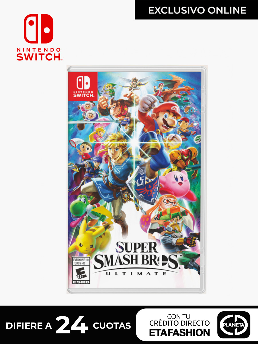 Juego de Video Nintendo <em class="search-results-highlight">Switch</em> Super Smash Bros Ultimate