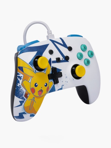 Combo Control Nintendo Switch Alámbrico Pikachu High Voltaje + Juego de Video Nintendo Switch Pokemon Legends Arceus
