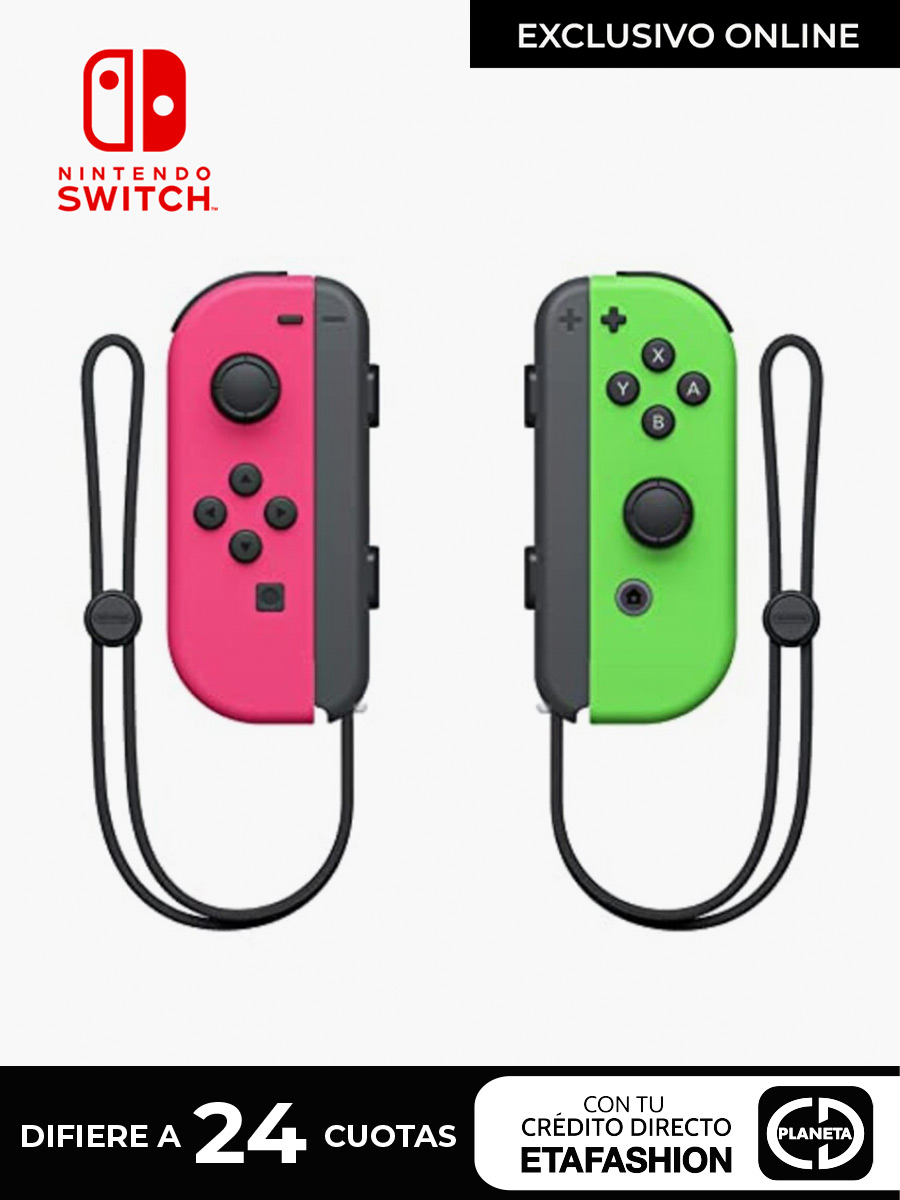 Control Nintendo <em class="search-results-highlight">Switch</em> Joy 2Pcs Portátil - Rosa/Verde Neón