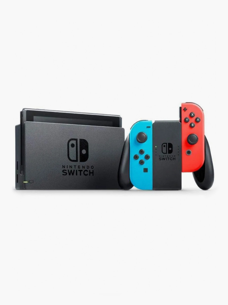 Combo Consola Nintendo Switch Oled Pantalla 7"  Azul/Rojo + Juego de Video Nintendo Switch Super Mario Odyssey