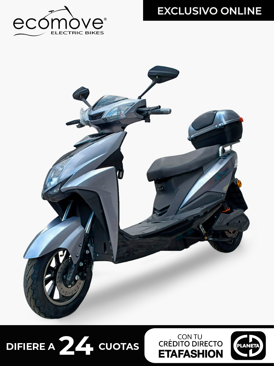 Scooter Eléctrico <em class="search-results-highlight">Ecomove</em> Lux X6 - Plata