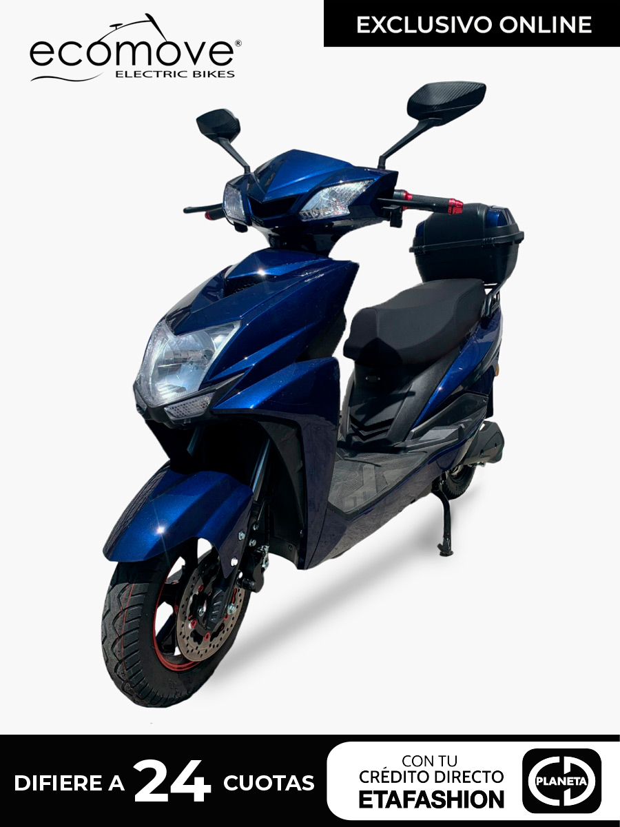 Scooter Eléctrico <em class="search-results-highlight">Ecomove</em> Lux X6 - Azul