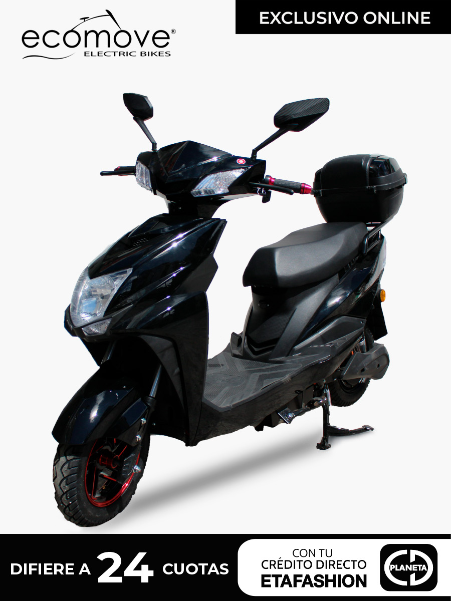 Moto Eléctrica <em class="search-results-highlight">Ecomove</em> Lux X3 - Negro