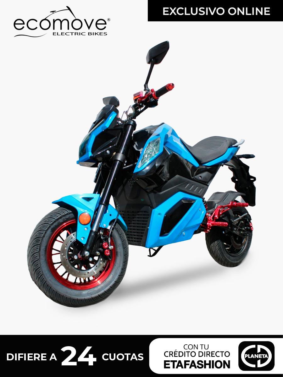 Moto Eléctrica <em class="search-results-highlight">Ecomove</em> XZ6 - Azul