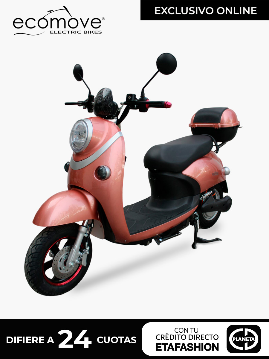 Moto Eléctrica <em class="search-results-highlight">Ecomove</em> Kapri  - Rosado