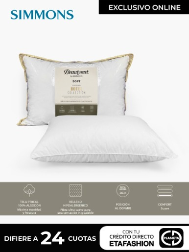 Almohada <em class="search-results-highlight">Simmons</em> Hotel Collection Soft