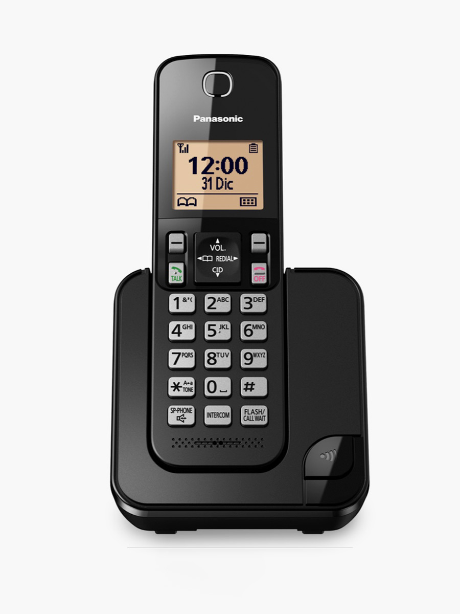 Teléfono Digital Inalámbrico Panasonic TGC350LAB - 1 Auricular / Negro