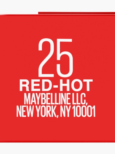 Labial Líquido Maybelline NY Vinyl Ink Red Hot #25