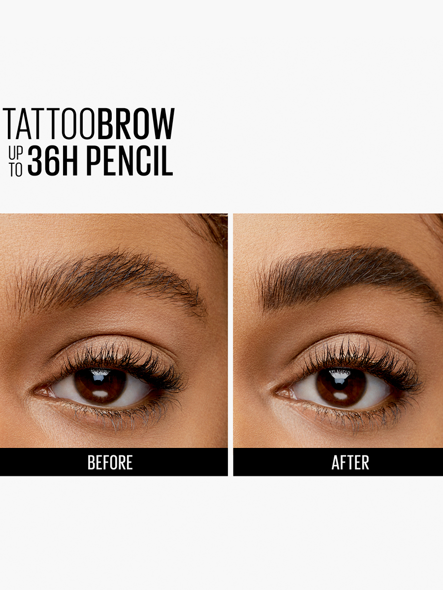 Lápiz de Cejas Maybelline NY Tattoo Studio Medium Brown