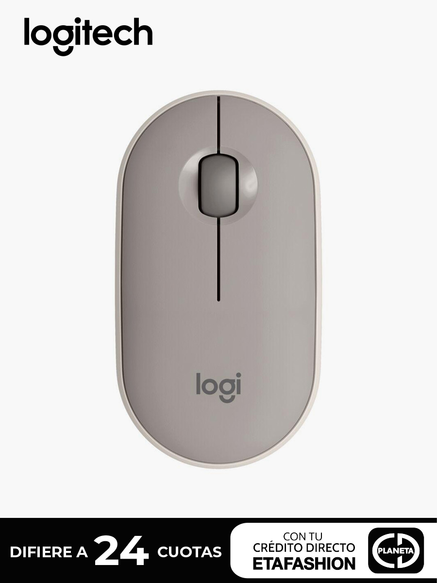 Mouse Logitech M350 Inalámbrico / Gris