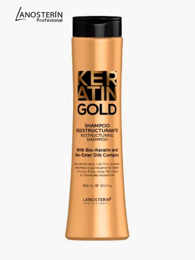 Lanosterin - Shampoo Reestructurante Keratin Gold