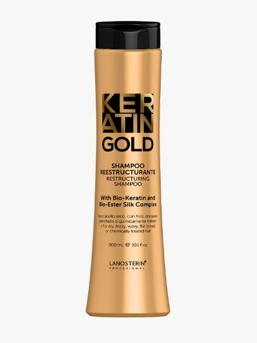 Shampoo Reestructurante Keratin Gold - Lanosterin