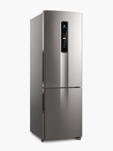 Refrigerador No Frost Bottom Freezer <em class="search-results-highlight">Electrolux</em> Inverter + Inteligencia Artificial IB45S 400 Lts |  Silver