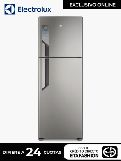 Refrigeradora No Frost Top Mount Electrolux Inverter 474 Lts | Silver