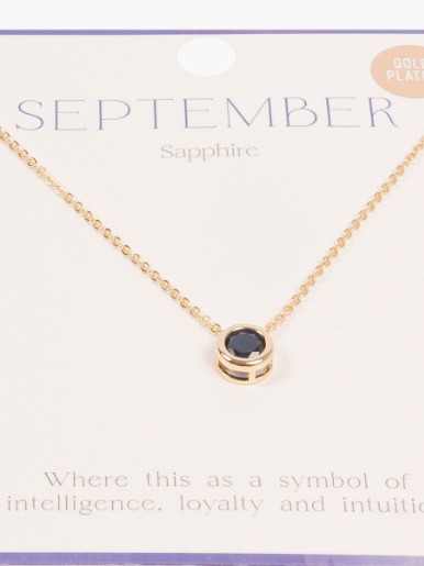 Collar Septiembre Sapphire