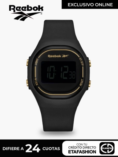 Reloj Reebok Fluidity Resistente al Agua 100 Mts / Negro