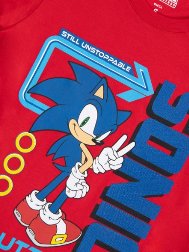 Camiseta Sonic - Escolar