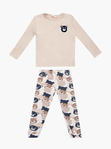 Pijama Buzo + Pantalón TeddyBear - Preescolar