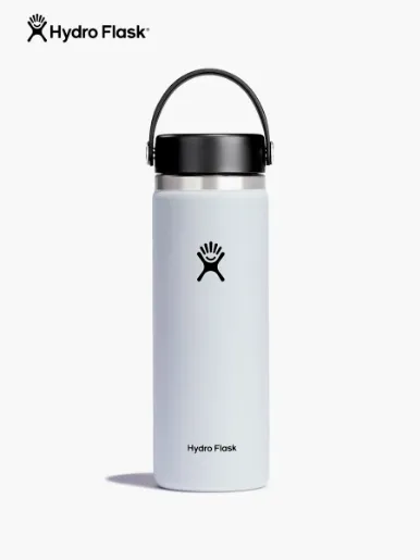 Hydro Flask 20 Oz Wide Flex Cap | Blanco