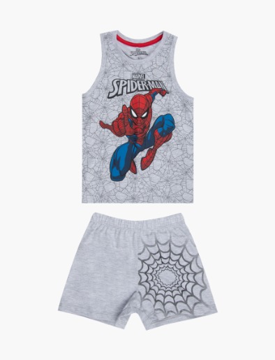 Pijama Spiderman BVD + Short - Preescolar