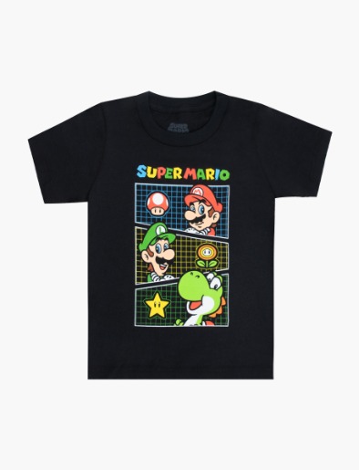 Camiseta Super Mario - Escolar