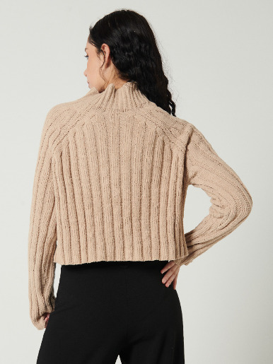 Sweater Semi crop - Navigare