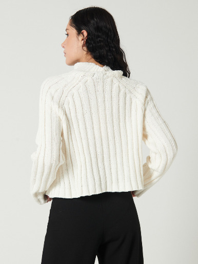 Sweater Semi crop - Navigare