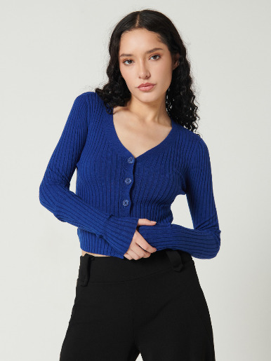 Sweater cuello en V - Lady Eta