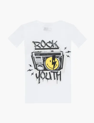 Camiseta Smile Rock - Escolar