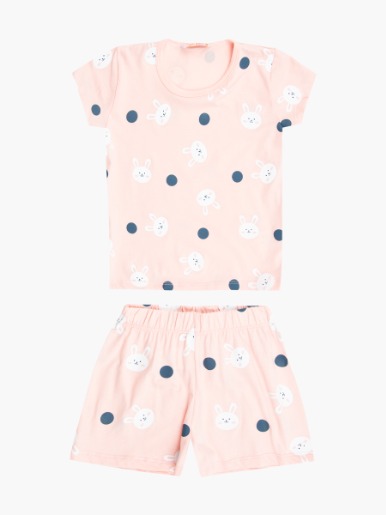 Pijama Bunny Bear Camiseta + Short - Preescolar