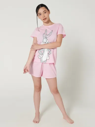 Pijama Looney Tunes Camiseta + Short