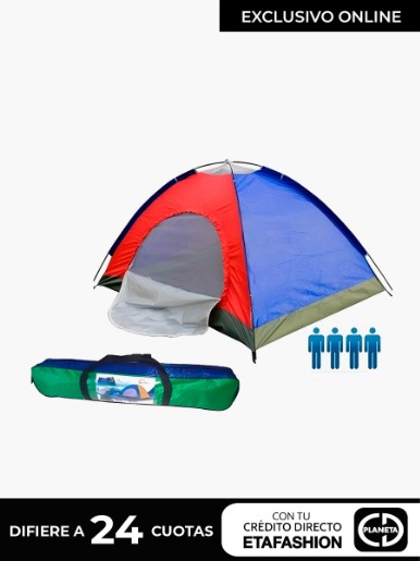 Carpa de camping para 4 personas