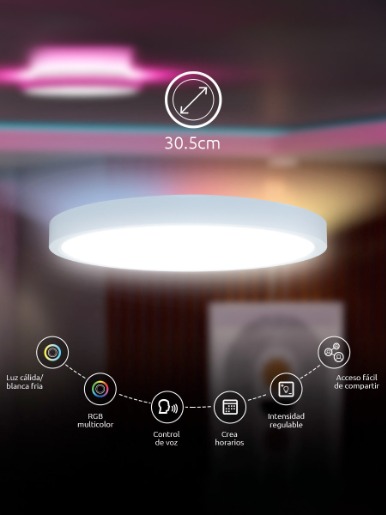 Lámpara de techo Nexxt Inteligente Wi-Fi