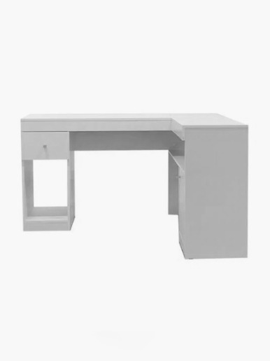 Combo Muebles el Bosque <em class="search-results-highlight">Escritorio</em> Nilo | Blanco + Silla Comedor Fisher II |  Rojo