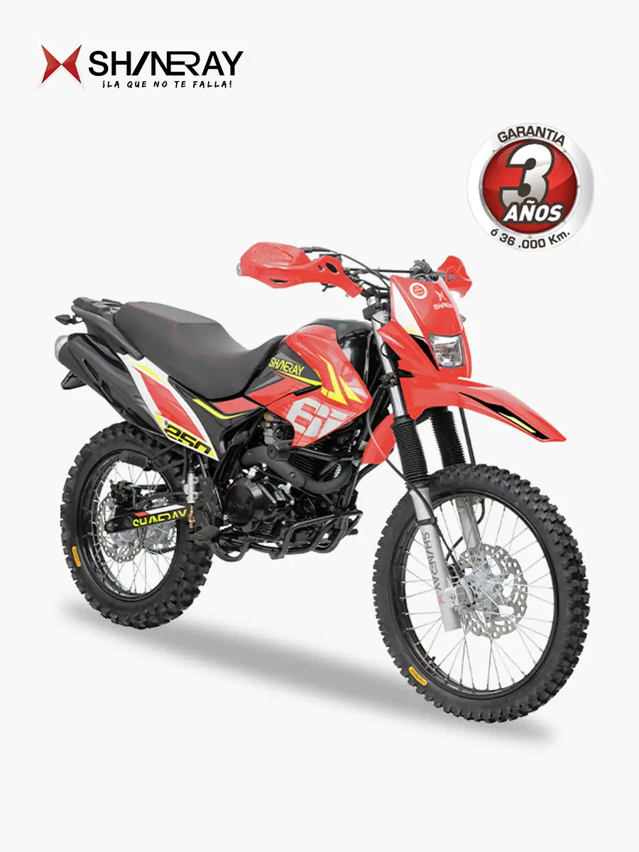 Shineray 250GY-6I - 250 cc - Moto a Gasolina | Rojo
