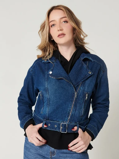 Chaqueta Jean Biker - Navigare