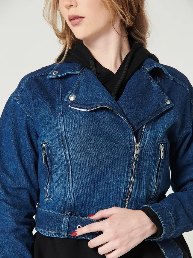 Chaqueta Jean Biker - Navigare