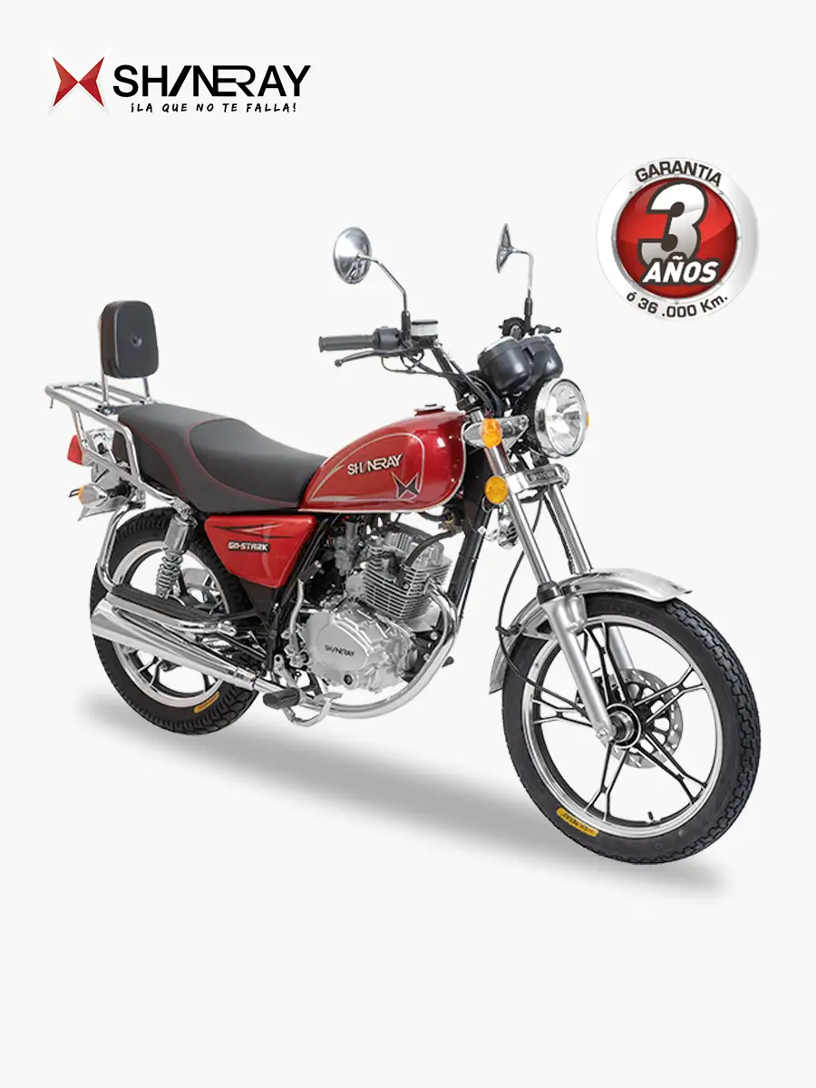 Shineray Stark XY150-15 - 150 cc - Moto a Gasolina | Rojo