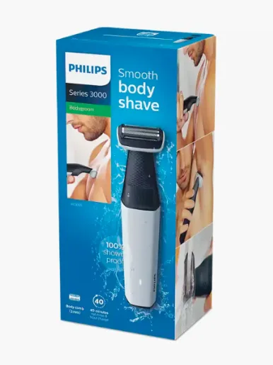 Afeitadora Corporal para la ducha Philips | Negro con blanco