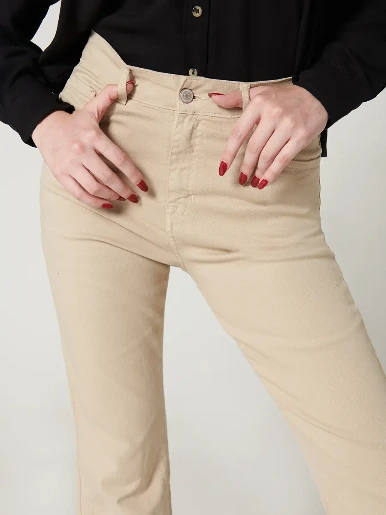 Pantalón Flare Gabardina - Navigare