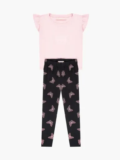 Circus Kids - Conjunto Mariposa Camiseta + Licra Preescolar