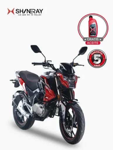  Shineray Sparta 200 - 169.56 cc - Moto a Gasolina | Rojo
