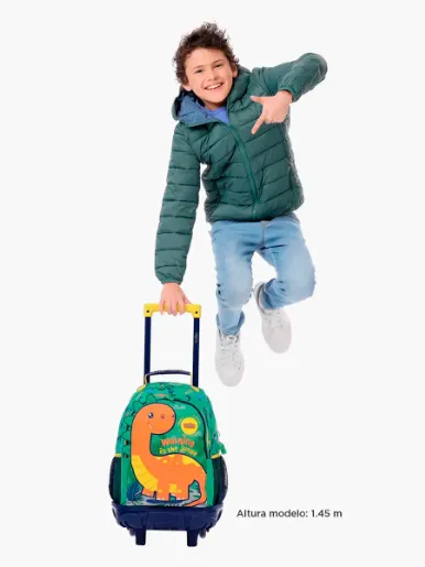 Totto - Mochila Ruedas Dinomax M